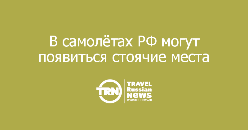 В самолётах РФ могут появиться стоячие места 