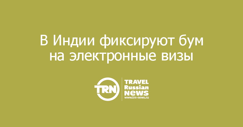 В Индии фиксируют бум на электронные визы  