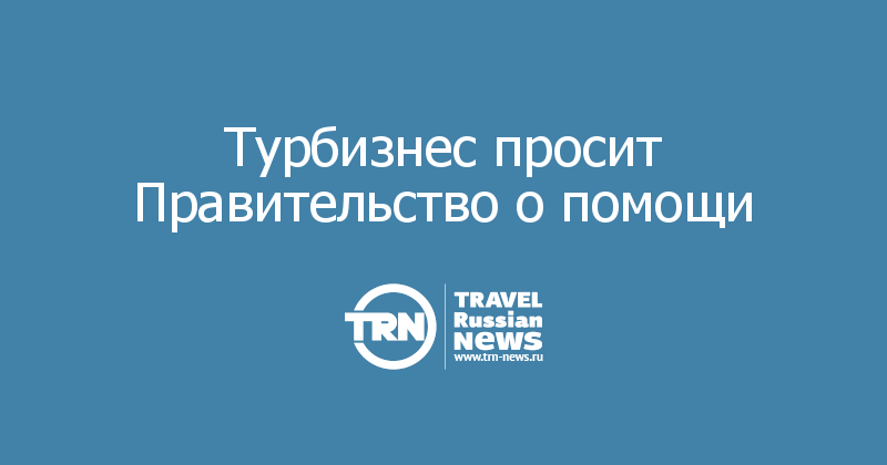 Турбизнес просит Правительство о помощи